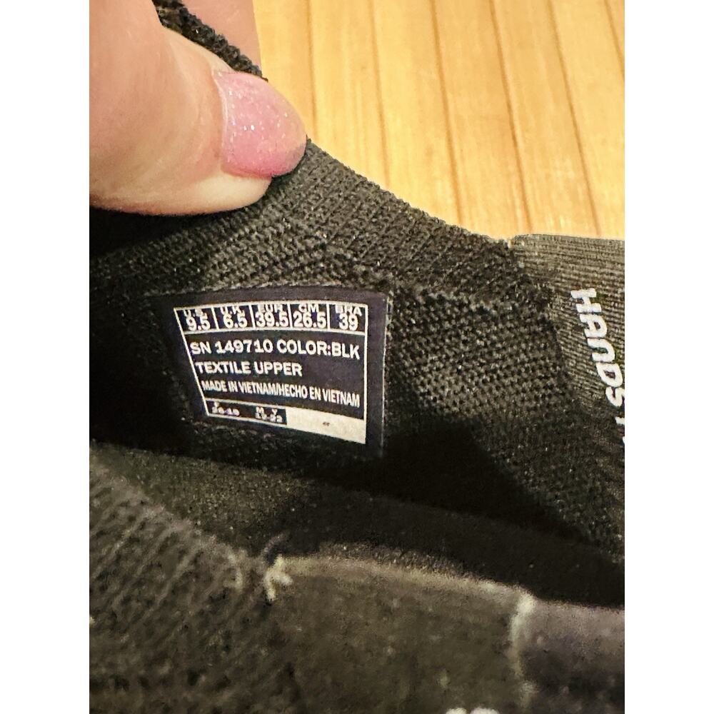 Skechers Black and White Women's Sneakers - Picture 10 of 11